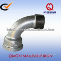 ANSI galvanized malleable iron pipe fitting casting male and female bend